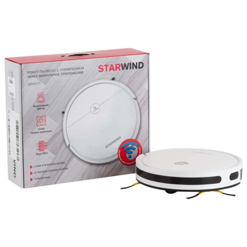 Пылесос-робот/ Пылесос-робот Starwind SRV4575 15Вт белый