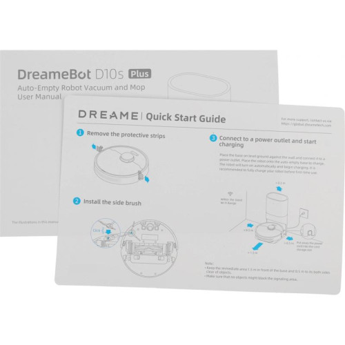 Пылесос-робот/ Пылесос-робот Dreame D10s Plus 46Вт черный