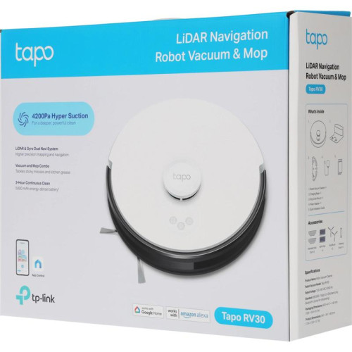 Робот-пылесос/ Робот-пылесос TP-LINK Tapo RV30