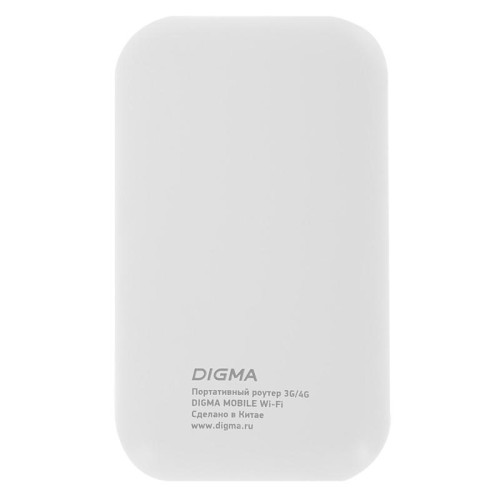 Модем 3G/4G Digma Mobile Wi-Fi DMW1880 micro USB Wi-Fi Firewall +Router внешний белый