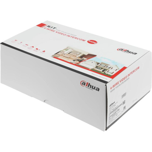 Комплект домофона Dahua DHI-KTA03M белый