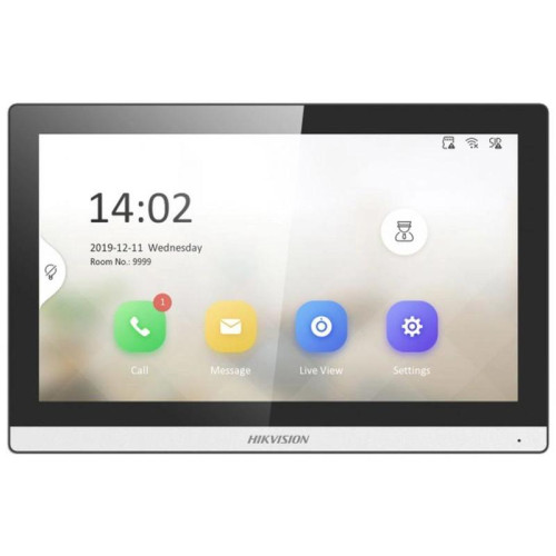 Видеодомофон Hikvision DS-KH6350-WTE1 белый