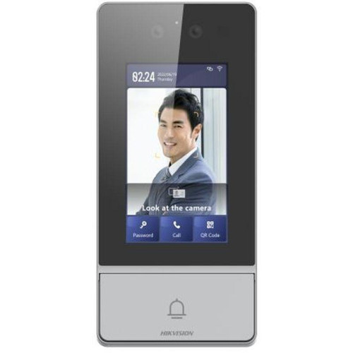 Видеопанель Hikvision DS-KV9503-WBE1 цветной сигнал цвет панели: черный