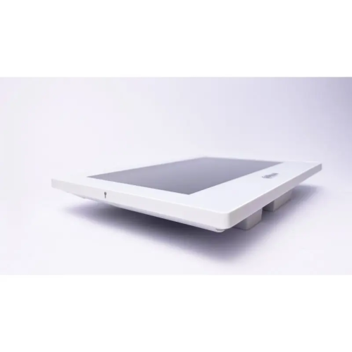 Монитор видеодомофона IP 7-и дюймовый, белый, 1024x600 разрешение, Android 8.1, ёмкостной сенсорный экран; тревожные входы / выходы 8/1, LAN;  поддержка micro-SD до 265Гб, Возможность просмотра IP видеокамер, WiFi 2.4ГГц, Питание DC 12В/PoE(802.3af); Габа