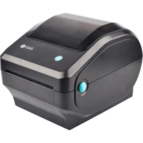 Термопринтер G&G GG-D410 203dpi 152мм/с/USB для печ.накл. черный