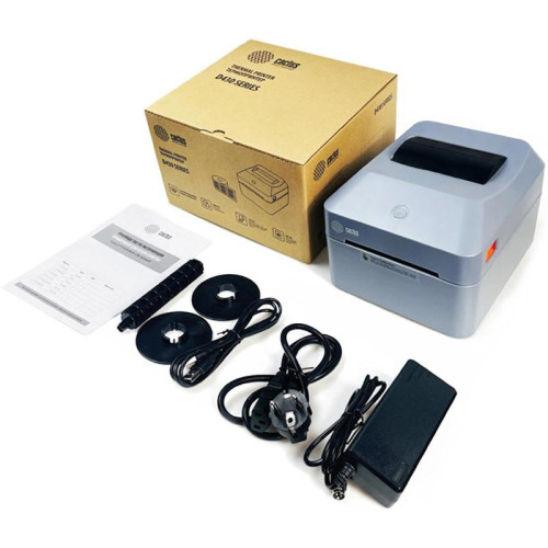 Термопринтер Cactus CS-TP-D430U 203dpi 160мм/с/USB для печ.этик. черный