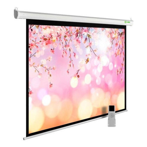 Экран Cactus 220x220см MotoExpert CS-PSME-220x220-WT 1:1 настенно-потолочный рулонный белый (моторизованный привод)