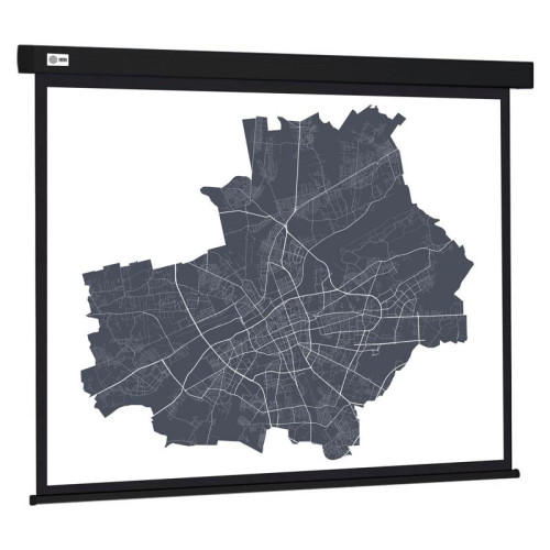 Экран Cactus 152x203см Wallscreen CS-PSW-152X203-BK 4:3 настенно-потолочный рулонный черный