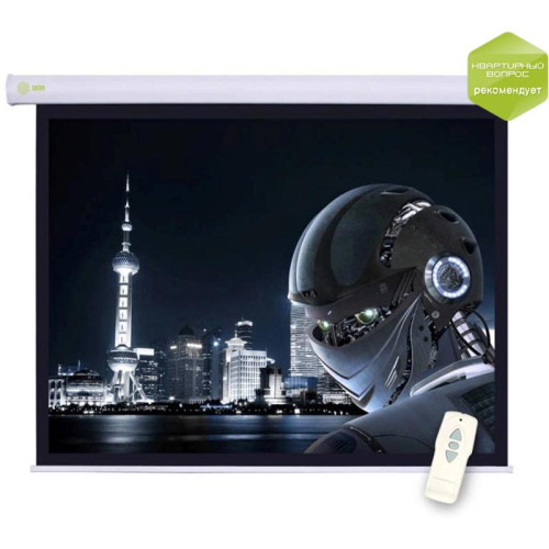 Экран Cactus 124.5x221см Motoscreen CS-PSM-124x221 16:9 настенно-потолочный рулонный (моторизованный привод)