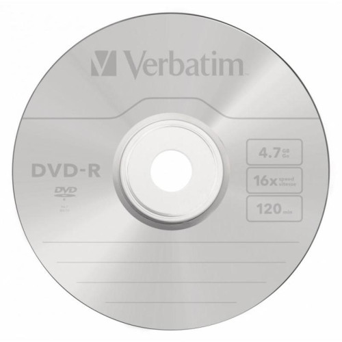 Диск DVD-R Verbatim 4.7Gb 16x Cake Box (50шт) (43548)