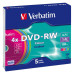 Диск DVD-RW Verbatim 4.7Gb 4x Slim case (5шт) Color (43563) Диск DVD-RW Verbatim 4.7Gb 4x Slim case (5шт) Color (43563)