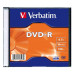 Диск DVD-R Verbatim 4.7Gb 16x Slim case (20шт) (43547)
