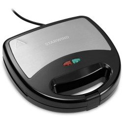 Сэндвичница Starwind SSW2346 750Вт черный/серебристый