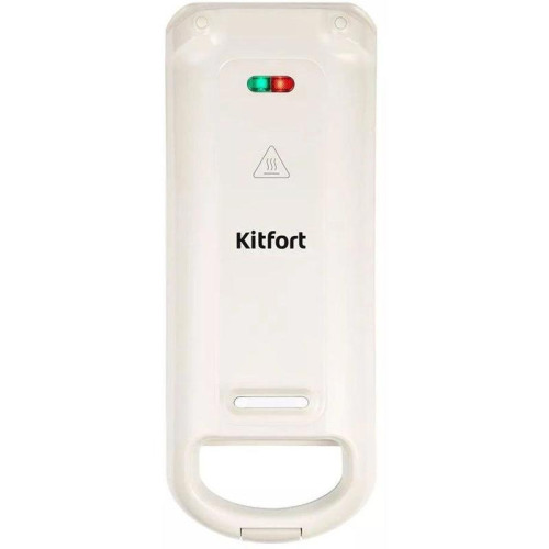 Вафельница Kitfort КТ-1690 700Вт черный/белый