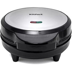Вафельница Kitfort KT-1617 700Вт серебристый/черный