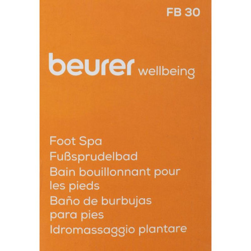 Гидромассажная ванночка для ног/ Гидромассажная ванночка для ног Beurer FB30 60Вт фиолетовый (638.50)
