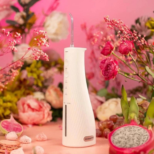 Ирригатор/ Ирригатор Scarlett SC-WF02 портатив. 4насад. белый