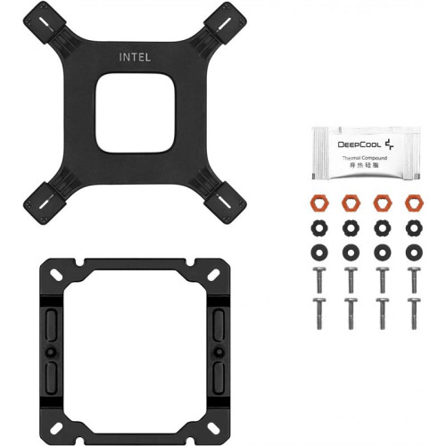 Устройство охлаждения(кулер) Deepcool AG400 Bk V2 ARGB Soc-AM5/AM4/1200/1700/1851 черный 4-pin 31.6dB Al+Cu 220W 643gr Ret (R-AG400-BKAMMN-GJD)