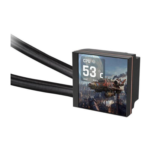 Система водяного охлаждения Thermaltake MAGFloe 360 Ultra ARGB Soc-AM5/AM4/1200/1700/1851 черный 4-pin 30.6dB Al+Cu LCD Ret (CL-W432-PL12SW-A)