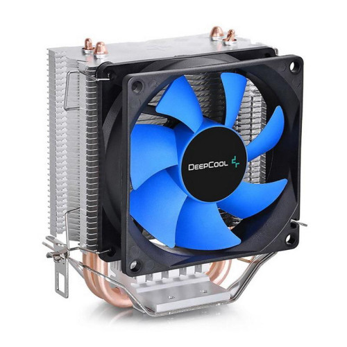 Кулер Deepcool Ice Edge Mini FS V2.0 Soc-AM5/AM4/1200/1700/1851 черный/синий 3-pin 25dB Al+Cu 100W 276gr Ret (DP-MCH2-IEMV2) [DP-MCH2-IEMV2]