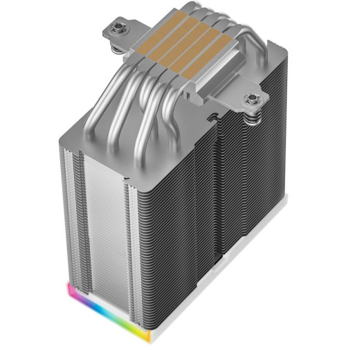 Устройство охлаждения(кулер) Deepcool AK500S Digital SE Wh Soc-AM5/AM4/1200/1700/1851 белый 4-pin 28dB Al+Cu LCD 240W 864gr Ret (R-AK500S-WHADMN-GJD)