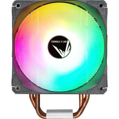 Кулер Formula Ice Burg Plus ARPW 4P ARGB Soc-AM5/AM4/1200/1700/1851 черный 4-pin 17-34dB Al+Cu 200W Ret [ICE BURG PLUS ARPW 4P]