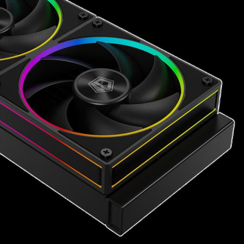 Система водяного охлаждения ID-Cooling SL240 ARGB Soc-AM5/AM4/1200/1700/1851 черный 4-pin 14-30dB Al+Cu LCD 300W Ret [SL240]