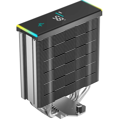 Устройство охлаждения(кулер) Deepcool AK400 Digital SE Soc-AM5/AM4/1200/1700/1851 черный 4-pin 19-28dB Al+Cu LCD 220W 812gr Ret (R-AK400-BKADMN-GJD)