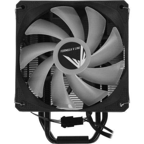 Кулер Formula Ice Burg Plus ARPW 4P ARGB Soc-AM5/AM4/1200/1700/1851 черный 4-pin 17-34dB Al+Cu 200W Ret [ICE BURG PLUS ARPW 4P]