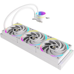 Система водяного охлаждения Formula Oasis L360 ARGB Soc-AM5/AM4/1200/2066/1700/1851 белый 4-pin 1-27dB Al+Cu 360W Ret (OASIS L360 ARGB WH)