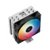 Кулер Deepcool AG400 LED RGB Soc-AM5/AM4/1200/1700/1851 черный 4-pin 18-32dB Al+Cu 220W 614gr Ret (R-AG400-BKLNMC-G-1) [R-AG400-BKLNMC-G-1]