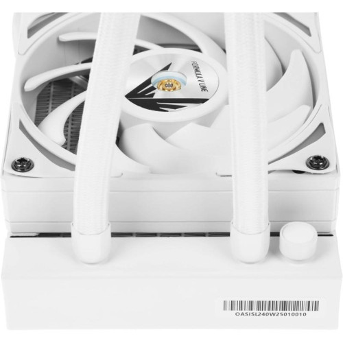Система водяного охлаждения Formula Oasis L240 ARGB Soc-AM5/AM4/1200/2066/1700/1851 белый 4-pin 1-27.2dB Al+Cu 310W Ret (OASIS L240 ARGB WH)