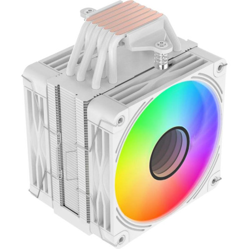 Устройство охлаждения(кулер) Bloody BD-AC230-ARGB1 ARGB Soc-AM5/AM4/1200/1700/1851 белый 4-pin 22-32dB Al+Cu LCD 230W 715gr Ret (BD-AC230-ARGB1-WH)