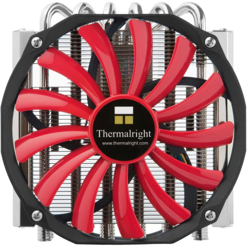 Кулер Thermalright AXP-200-R Soc-AM5/AM4/1151/1200/2066/1700 черный/красный 4-pin 30.6dB Al 180W 475gr Ret [AXP-200-R]