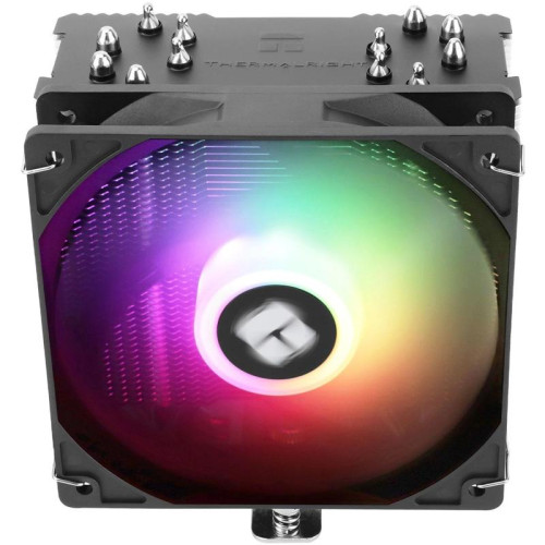 Устройство охлаждения(кулер) Thermalright Burst Assassin 120 SE ARGB Soc-AM5/AM4/1200/1700/1851 серебристый/черный 4-pin 25.6dB Al+Cu 510gr Ret (BA120-SE-ARGB)