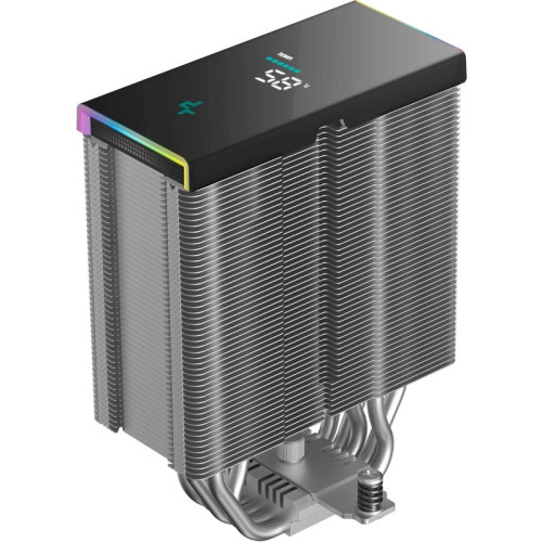 Устройство охлаждения(кулер) Deepcool AK500S Digital SE Soc-AM5/AM4/1200/1700/1851 черный 4-pin 28dB Al+Cu LCD 240W 864gr Ret (R-AK500S-BKADMN-GJD)