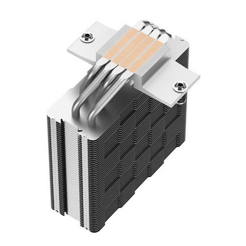 Кулер Deepcool AG400 Soc-AM5/AM4/1200/1700/1851 серебристый/черный 4-pin 18-31.6dB Al+Cu 220W 614gr Ret (R-AG400-BKNNMN-G-1) [R-AG400-BKNNMN-G-1]