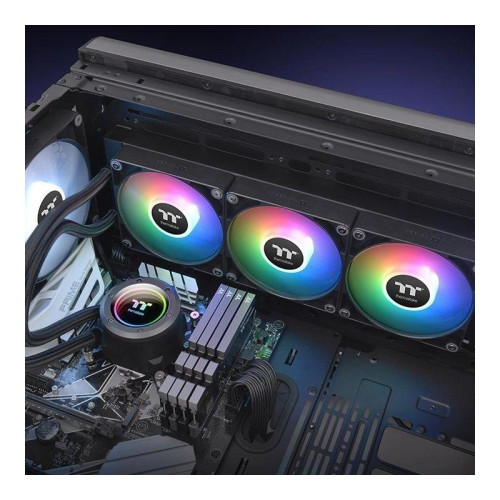 Система водяного охлаждения Thermaltake TH420 V2 ARGB Soc-AM5/AM4/1200/1700/1851 черный 4-pin 34.7dB Al+Cu Ret (CL-W376-PL14SW-A) [CL-W376-PL14SW-A]