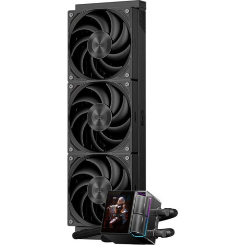 Система водяного охлаждения PcCooler DS360 Display Soc-AM5/AM4/1200/1700/1851 черный 4-pin Al LCD 310W Ret (DS360-BKNWXY-GL)