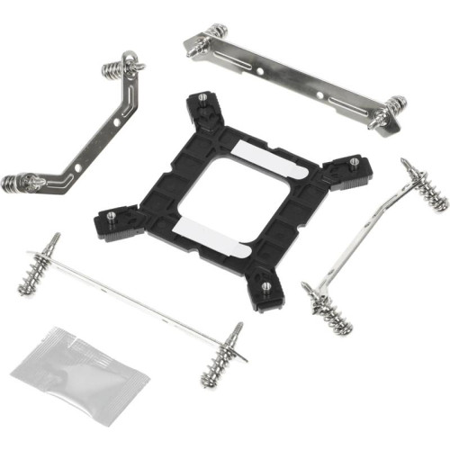 Устройство охлаждения(кулер) Accord ACC-5P12PRO ARGB Soc-AM5/AM4/1200/1700/1851 серебристый/черный 4-pin 31dB Al+Cu 240W 525gr brown box