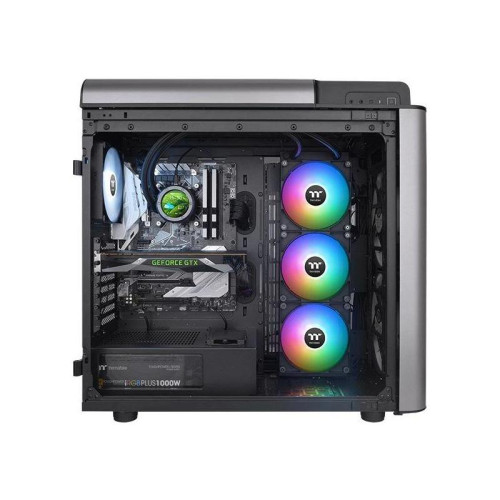 Система водяного охлаждения Thermaltake TH420 V2 Ultra ARGB Soc-AM5/AM4/1200/1700/1851 черный 4-pin 34.7dB Al+Cu LCD Ret (CL-W386-PL14SW-A) [CL-W386-PL14SW-A]
