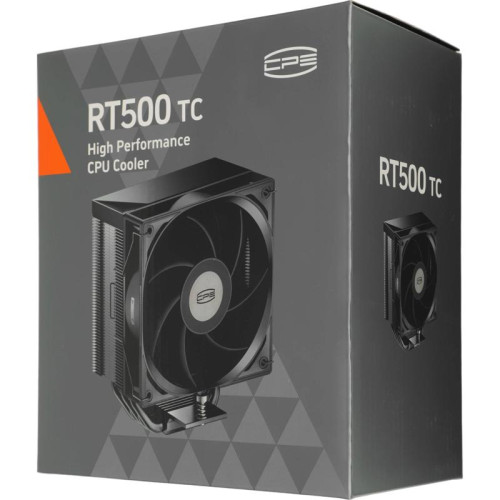 Устройство охлаждения(кулер) PcCooler RT500 TC Soc-AM5/AM4/1200/1700/1851 черный 4-pin 32dB Al+Cu 240W Ret (RT500TC-BKNWYX-GL)