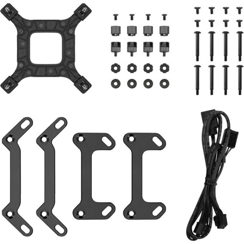 Система водяного охлаждения Deepcool LM240 ARGB Soc-AM5/AM4/1200/1700/1851 черный 4-pin 19-36dB Al LCD 220W 1404gr Ret (R-LM240-BKDMMC-1)