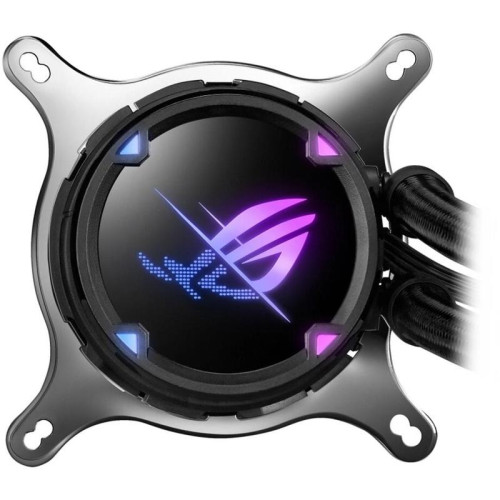Система водяного охлаждения ASUS ROG Strix LC II 360 ARGB Soc-AM4/1151/1200/2066/1700 черный 4-pin 37.6dB Al Ret (90RC00F1-M0UAY4) [90RC00F1-M0UAY4]