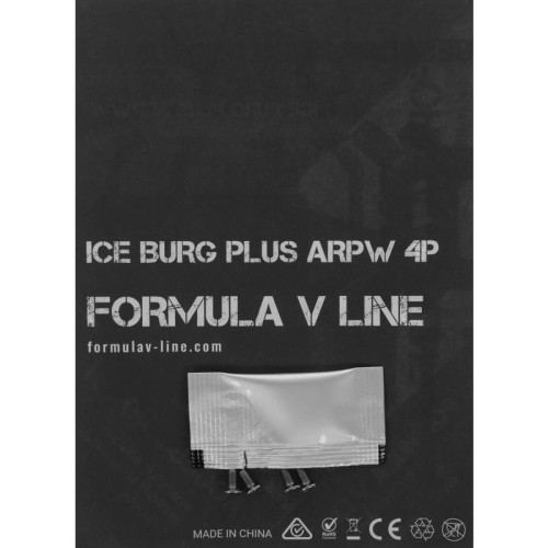 Кулер Formula Ice Burg Plus ARPW 4P ARGB Soc-AM5/AM4/1200/1700/1851 черный 4-pin 17-34dB Al+Cu 200W Ret [ICE BURG PLUS ARPW 4P]