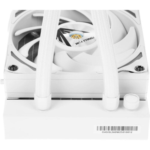 Система водяного охлаждения Formula Oasis L360 ARGB Soc-AM5/AM4/1200/2066/1700/1851 белый 4-pin 1-27dB Al+Cu 360W Ret (OASIS L360 ARGB WH)