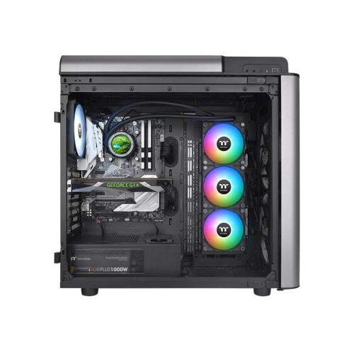 Система водяного охлаждения Thermaltake TH360 V2 Ultra ARGB Soc-AM5/AM4/1200/1700/1851 черный 4-pin 25.8dB Al+Cu LCD Ret (CL-W384-PL12SW-A) [CL-W384-PL12SW-A]