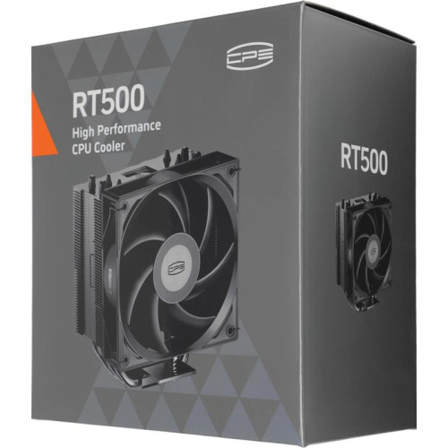 Устройство охлаждения(кулер) PcCooler RT500 BK Soc-AM5/AM4/1200/1700/1851 черный 4-pin 32dB Al+Cu 240W Ret (RT500-BKNWXX-GL)