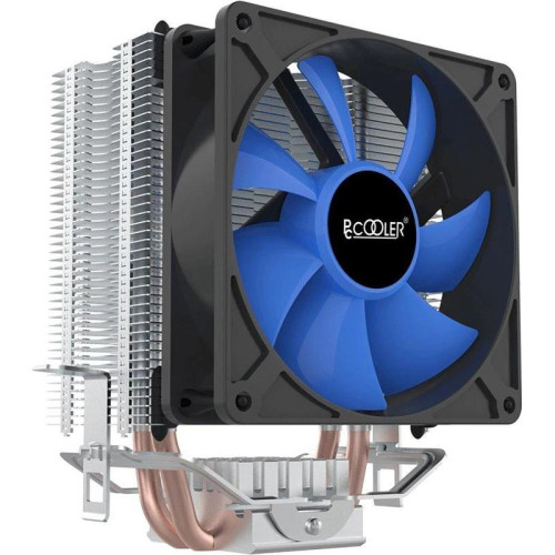 Кулер PcCooler S93 V2 Soc-AM5/AM4/1200/1700/1851 черный 3-pin 26.4dB Al+Cu 100W Ret (R3-I210WBKNXX-GL) [R3-I210WBKNXX-GL]