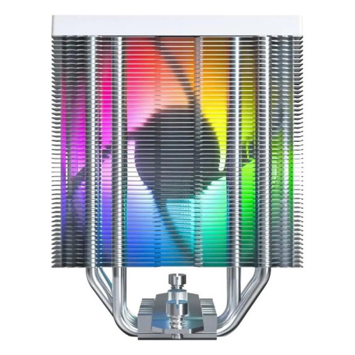 Кулер Montech NX400 ARGB Soc-AM5/AM4/1200/1700/1851 белый 4-pin 34.17dB Al+Cu 220W Ret (NX400ARGBWH)